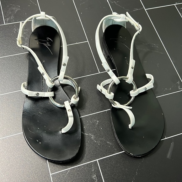 GIUSSEPE ZANOTTI SANDALS WHITE 39 - Picture 3 of 4